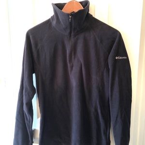 Columbia Black half-zip fleece pullover